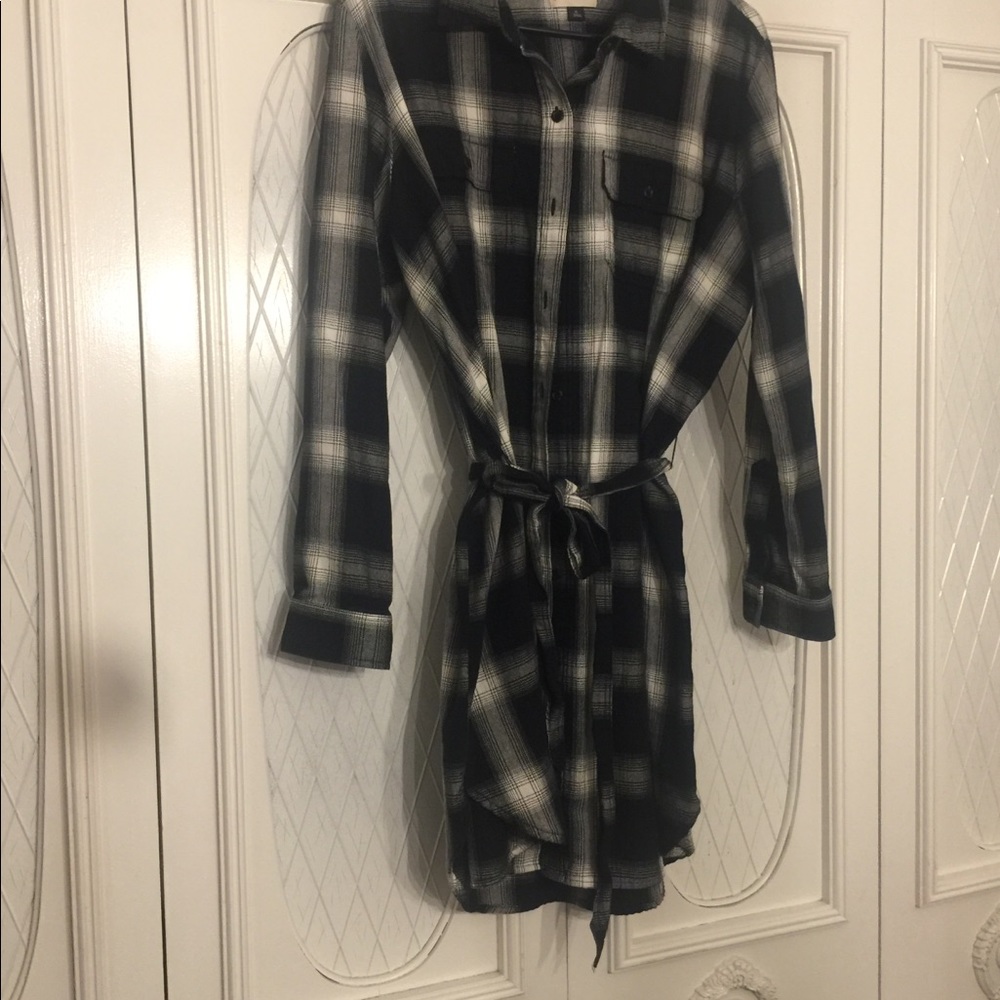 Plaid Tunic